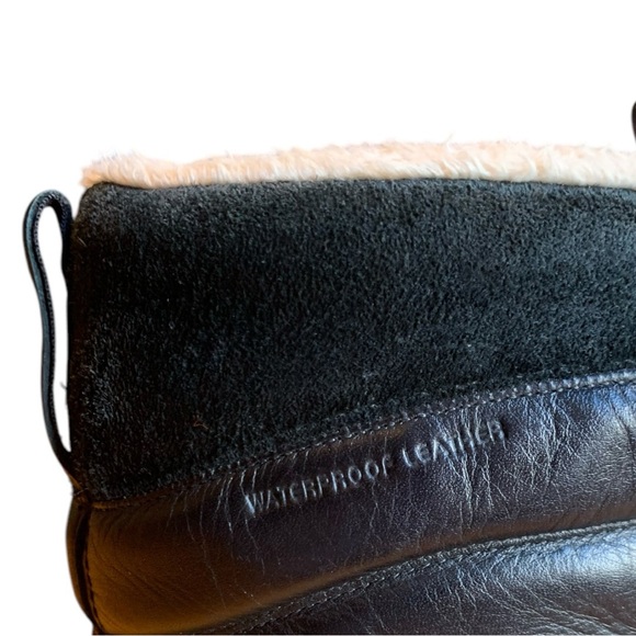 Women’s Helly Hansen Genuine Leather Waterproof Winter Boots Black Size 7 - Picture 10 of 16